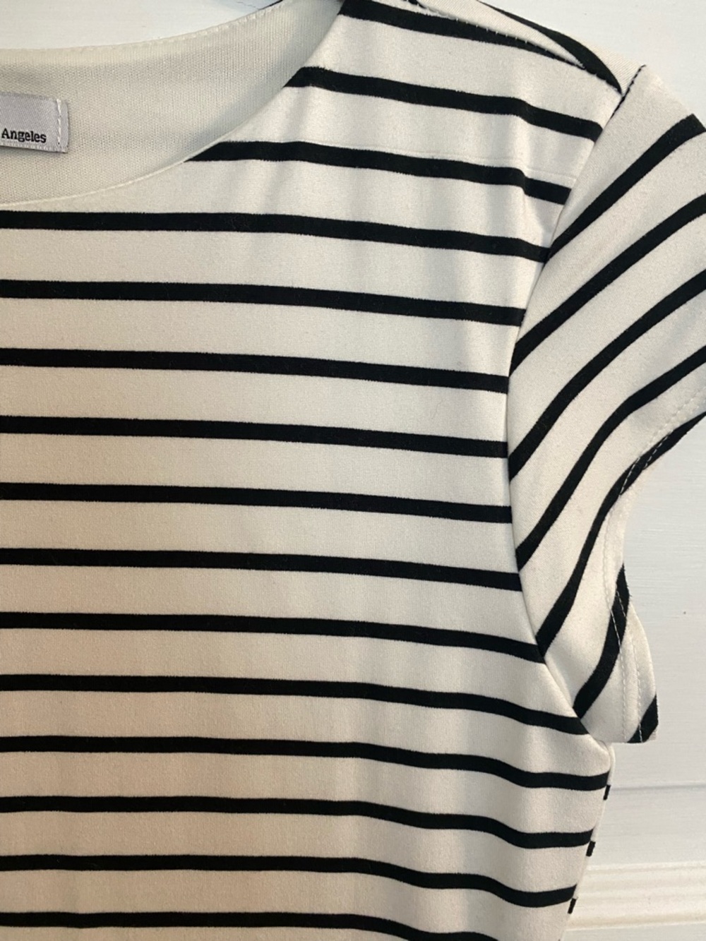 Velvet Torch Black and White Striped Top Nordstrom New with minor flaw. - Picture 5 of 7